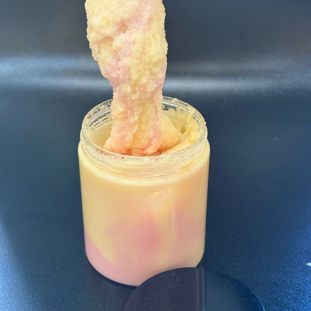 Mini Twisted Pink Lemonade Foaming Sugar Scrub Milah Monee Cosmetics